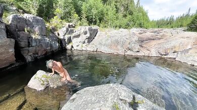 Summertime fun at the Waterfall - RosenlundX - 4k 60fps