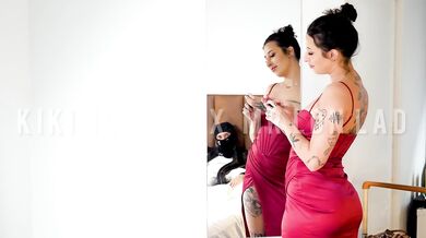 Big booty tattooed PAWG squirter Kiki Throat Fucks 9 inch cock