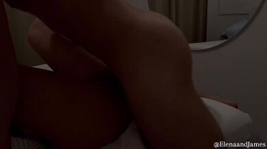 [NORDIC FITNESS COUPLE] | BLACK LINGERIE FUCK in the DARK [DOGGY & MISSIONARY]