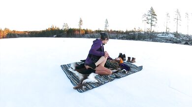 Sex on a frozen lake - RosenlundX - HD