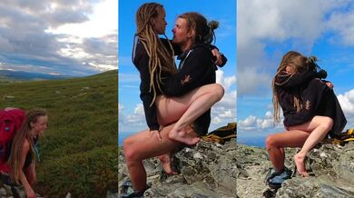Sex on a mountain top in Norway - RosenlundX - Vertical