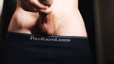Soft floppy uncut dick playing