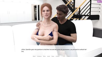 My Stepbrother's Wife #16 Jennifer let me to unhook her bra