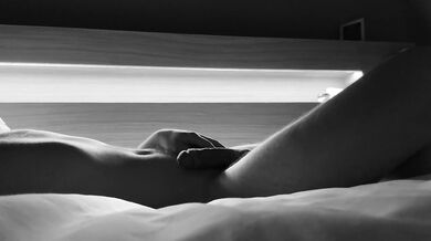 Boy masturbating before bedtime