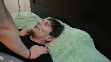 I stride toward you slowly, my little worm, light a cigarette, and with a wicked smile lower my full, juicy ass right onto your chest. Feel your breat