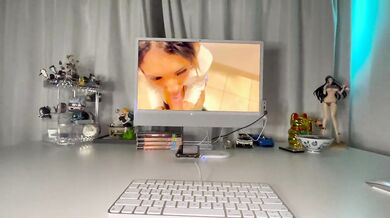 STEPSIS CAUGHT ME WATCHING PORN AND SUCKED MY COCK UNDER THE DESK