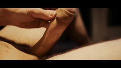 Jerking my Swedish dick. Edging orgasm, legs shaking and pulsating cum :)