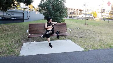 FLASHING the camera in public - Eli Skye