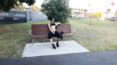 FLASHING the camera in public - Eli Skye