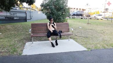 FLASHING the camera in public - Eli Skye