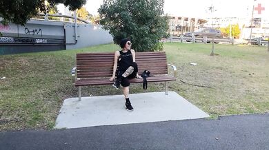 FLASHING the camera in public - Eli Skye
