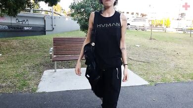 FLASHING the camera in public - Eli Skye