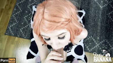 Cum on my face! - Day 4 BJ week - Miss Banana