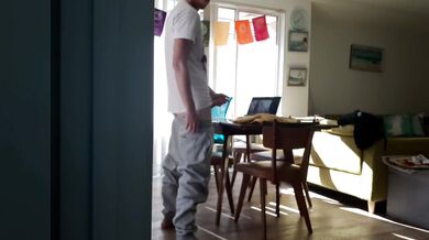 FPOV Caught Spying On Roommate Jacking Off To Porn Before He Cums For You