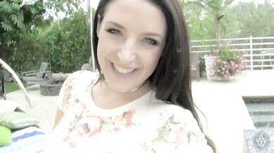 ANGELA WHITE - POV Anal Sex in the Jacuzzi