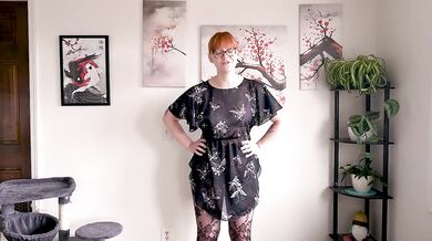 Australian pantyhose try on haul- extended softcore YouTube video