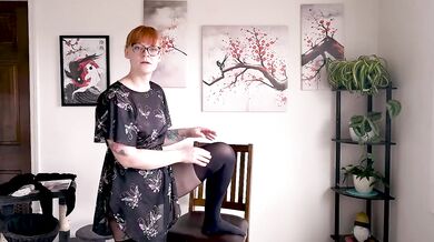 Australian pantyhose try on haul- extended softcore YouTube video