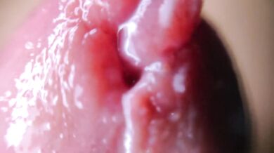 extreme macro close up of intense cumshots orgasm