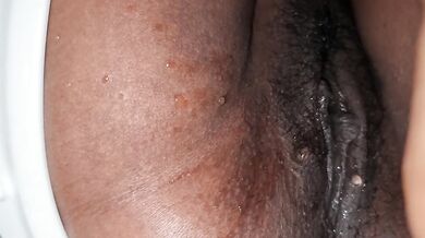 Licking Her Creamy Pussy and Asshole after Peeing in 4 days Worn Panty