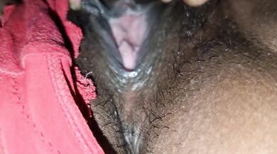 Licking Her Creamy Pussy and Asshole after Peeing in 4 days Worn Panty