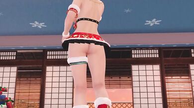 Dead or Alive Xtreme Venus Vacation Meg Merry Xmas Starlight Outfit Nude Mod Fanservice Appreciation