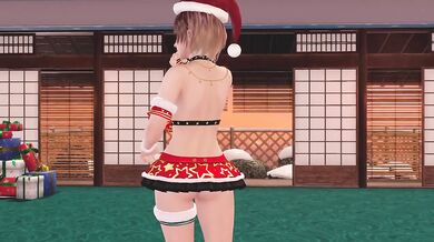 Dead or Alive Xtreme Venus Vacation Meg Merry Xmas Starlight Outfit Nude Mod Fanservice Appreciation