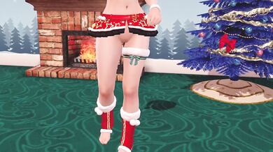 Dead or Alive Xtreme Venus Vacation Meg Merry Xmas Starlight Outfit Nude Mod Fanservice Appreciation