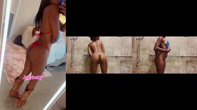 Watch me wash off the cum