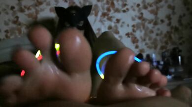 Best homemade foojob night with neon