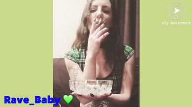 Smoking girl compilation, smoking fetish - domina Miss Rave smoking