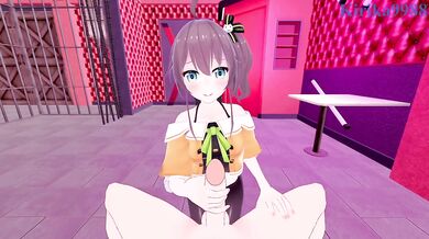Natsuiro Matsuri and I have intense sex in a secret room. - Hololive VTuber POV Hentai
