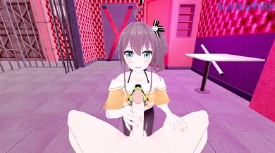 Natsuiro Matsuri and I have intense sex in a secret room. - Hololive VTuber POV Hentai