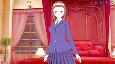 Sonoko Suzuki and I have intense sex in the bedroom. - Detective Conan Hentai