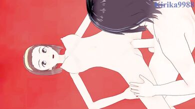 Sonoko Suzuki and I have intense sex in the bedroom. - Detective Conan Hentai