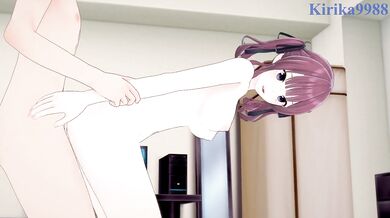 Natsuki Karin and I have intense sex in the bedroom. - CeVIO AI VOCALOID Hentai
