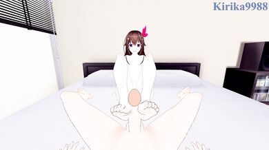 Tokino Sora and I have intense sex in the bedroom. - Hololive VTuber POV Hentai