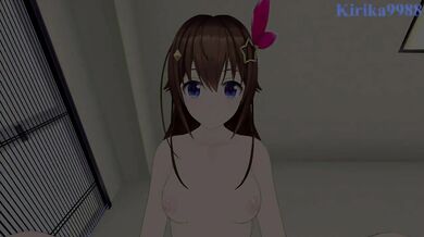 Tokino Sora and I have intense sex in the bedroom. - Hololive VTuber POV Hentai