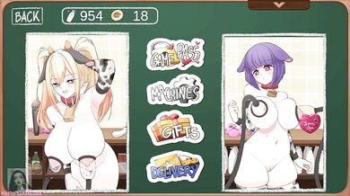 Milking the cow girls (big boobs)