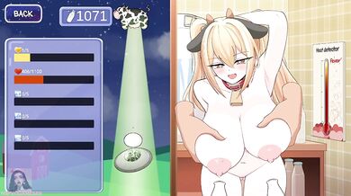 Milking the cow girls (big boobs)