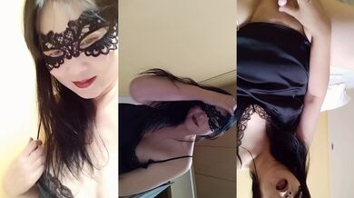着衣オナニーでいきまくる淫乱女
