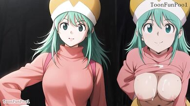 Hunter x Hunter hentai animation - big tits Ponzu blow job animation