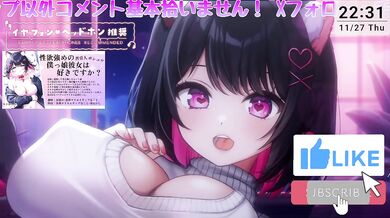Whisper & Ear Licking ASMR｜Sweet Girlfriend Binaural Tingles［Vtuber｜Lewdtuber］