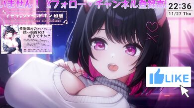Whisper & Ear Licking ASMR｜Sweet Girlfriend Binaural Tingles［Vtuber｜Lewdtuber］