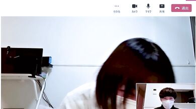 I gave instructions to her remotely and made her climax. Japanese hentai movie.