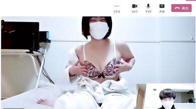 I gave instructions to her remotely and made her climax. Japanese hentai movie.