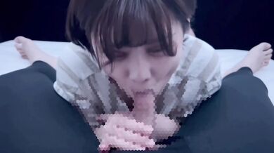Lascivious girlfriend who gobbles up erotic sperm and says "It is delicious"