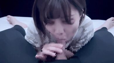 Lascivious girlfriend who gobbles up erotic sperm and says "It is delicious"