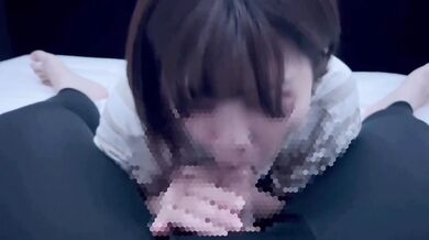 Lascivious girlfriend who gobbles up erotic sperm and says "It is delicious"