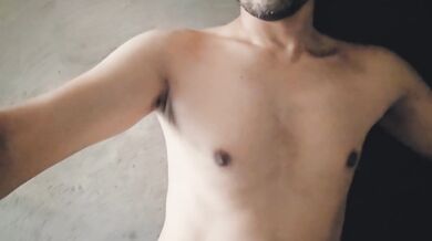 A Horny Boy Wishes a Very Happy New Year To His PH Family, Got Naked Outside In The Winter, Celebrates The Day With a Nasty Manly Jerkoff Moan And Cum