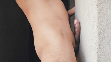 A Horny Boy Wishes a Very Happy New Year To His PH Family, Got Naked Outside In The Winter, Celebrates The Day With a Nasty Manly Jerkoff Moan And Cum